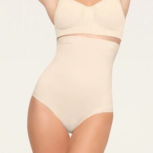 SKIMS Core Control Seamless High Waisted Shaping Brief In Sand Nude Shape Wear